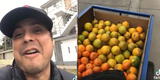 Andy V  reaparece y se recursea vendiendo mandarinas en triciclo: "Ganándome la vida"