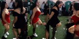 Peruana se enfrenta a su amiga en duelo de huayno con banda y se roban el show con singulares movimientos