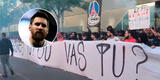 “Messi, lárgate”, ultras del PSG arremeten contra el argentino al enterarse que no renovará