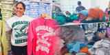 ¡Poleras desde 20 soles! Se incrementa venta de ropa de invierno en Gamarra a precios de locura