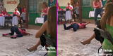 Madre saca los pasos prohibidos en el colegio de su hijo y la rompe con baile en el piso: “Dándolo todo”