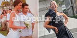 Magdyel Ugaz emocionada tras llegar a boda de Karen Schwarz y Ezio Oliva: "Soy testigo. Celebro el amor"
