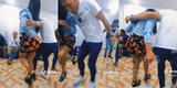 Peruanos se enfrentan en singular duelo de baile cajamarquino en una fiesta y se roban el show con sus movimientos