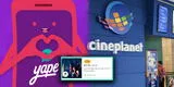 Yape lanza promo de entradas a S/ 7,90 para cualquier sala de Cineplanet a nivel nacional