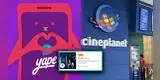 Yape lanza promo de entradas a S/ 7,90 para cualquier sala de Cineplanet a nivel nacional