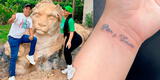Pilar Gasca se hizo un tercer tatuaje en honor a Edwin Sierra