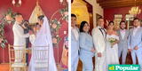 Luigui Carbajal: Primeras imágenes de su matrimonio en Cieneguilla