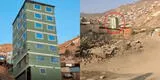 Señor construye edificio de 7 pisos en cerro de SJL y redes sociales lo trolean: "Desafiando la naturaleza"