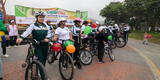 PNP realizó campaña de sensibilización sobre el uso correcto de la ciclovía