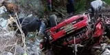 Piura: Camión que trasladaba toros cayó a abismo y dejó dos personas fallecidas