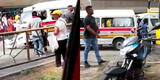 Comas: dos combis repleta de pasajeros provocan violento accidente de tránsito en la Av. Belaunde