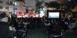 Callao: más de 800 niños y adultos participaron de "Cine en tu barrio" organizado por la PNP