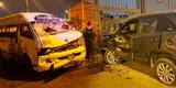 Breña: pasajero de combi que tenía más de S/ 15.000 en multas muere tras violento choque con camioneta