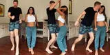 Peruana grababa tranquila su TikTok, sin imaginar que su novio francés se robaría el show: “No puedo creer que baile tan bien”