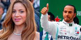 El sorprendente y nuevo llamativo gesto de Lewis Hamilton con Shakira ¿Nuevo romance a la vista?
