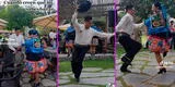 Bailarina reta a mozo a duelo de huaylas y la deja chiquita con sus increíbles movimientos