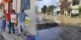 Chiclayo: rotura de tubería deja sin agua a más de 800 familias en Chiclayo