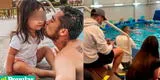 Gato Cuba queda con Melissa Paredes tras ruptura con Ale Venturo en las clases de natación por su hija