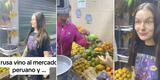 TikTok viral: Rusa compra una manzana en el mercado, paga en soles y peruana la ‘cuadra’: “Casera, es 2 dólares”