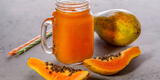 ¿Por qué es importante tomar jugo de papaya en ayunas? Conoce sus grandes beneficios