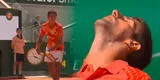 Juan Pablo Varillas empieza ganando el tercer set contra Novak Djokovic en octavos de final de Roland Garros