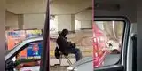 Señor peruano la rompe con su emprendimiento de un urinario en plena Av. Tomás Valle y es viral en TikTok