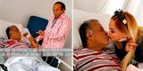 Víctor Angobaldo lloró con visita de Melcochita, Zopilote y de Shirley Cherres en el hospital: "Le robó un beso"