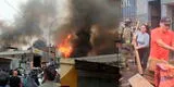 Incendio en Gamarra: fuerte siniestro consume varios locales en el emporio comercial de La Victoria