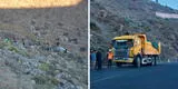 Arequipa: minivan lleno de pasajeros cae a profundo barranco tras chocar contra volquete y 6 mueren