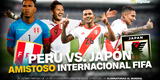 Perú vs. Japón EN VIVO: sigue minuto a minuto el amistoso internacional EN DIRECTO