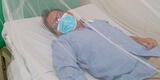 Padres de familia son hospitalizados en una cama de nosocomio a causa del dengue en su día