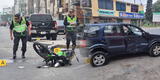 Los Olivos: choque entre una moto y una camioneta deja un muerto y dos heridos