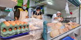 ¡Por los aires! incrementa precio de pollo y huevo en mercados de SJL, Rímac y el Cercado