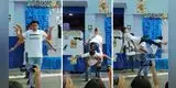 Padres participan en actuación escolar, bailan al ritmo de Skándalo y sorprenden ¿mejor que el original?