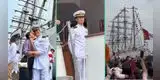 Marinos de Escuela Naval del Perú se vuelve virales tras despedirse de sus novias: "Conmovedor"