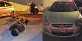 Los Olivos: Capturan a dos sujetos que manejaban vehículo robado