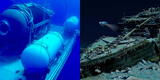 Así habría sido la “implosión catastrófica” del submarino Titán que exploraba el Titanic en el Atlántico