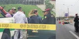 Panamericana Norte: policía muere tras chocar su moto contra un camión en Los Olivos