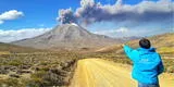 Volcán Ubinas entra en proceso de erupción tras 4 años y ciudadanos se encuentran en alerta