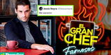 ¡Spoiler total! Jesús Neyra anuncia su eliminación de ‘El gran chef famosos’ por un tweet antes de que salga en Latina