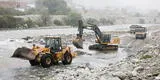 Ate: intensifica labores de limpieza y descolmatación en el río Rímac ante llegada de El Niño Global