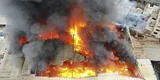 Incendio en SJL: imágenes del aire muestran la magnitud del incendio en fábrica de PIONIER
