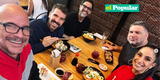 Nelly Rossinelli, José Peláez, Javier Masías y Ricardo Morán disfrutaron de rico almuerzo: "Mis Pericotones"