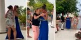 “Perdóname por ser la mamá que te tocó”: Madre celebra los 15 años de su hija en una plaza y tierna escena conmueve