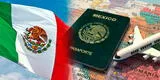 ¿Qué países puede visitar un mexicano sin visa y solo con pasaporte?