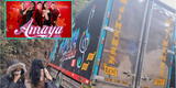Camión de la famosa orquesta Amaya Hermanos casi cae al abismo en carretera de Piura