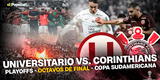 Dónde ver Universitario vs. Corinthians EN VIVO: horarios, alineaciones, pronóstico y canal TV