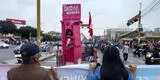 ¿Nueva muñeca? Manifestante impacta con disfraz de "Barbie genocida" en medio de protestas en Áncash