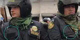 Policías no usan marbetes durante Tercera Toma de Lima y son captados por manifestantes: “¿De qué se ocultan?”