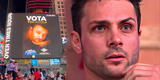 Nicola Porcella deslumbra con su aparición en el Times Square de New York